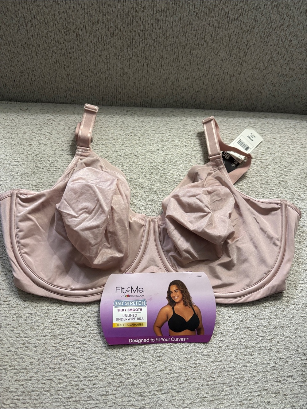 Fit for Me underwire bra in Rose